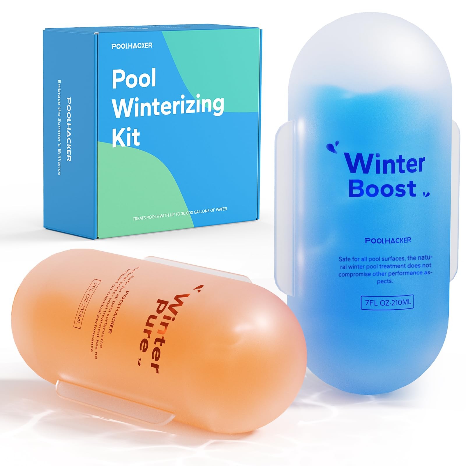 3 in 1 Winter Closing Kit - Pool Winterizing for Above Ground and 2