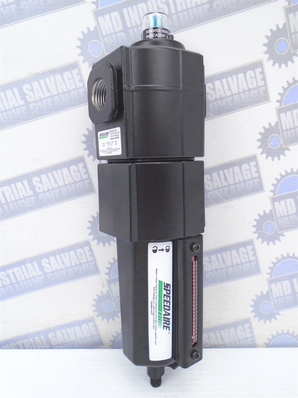 SPEEDAIRE - 4ZL53A - AIR Coalescing OIL FILTER - 250psi, 1/2"NPT, 0.01m, 60 cfm