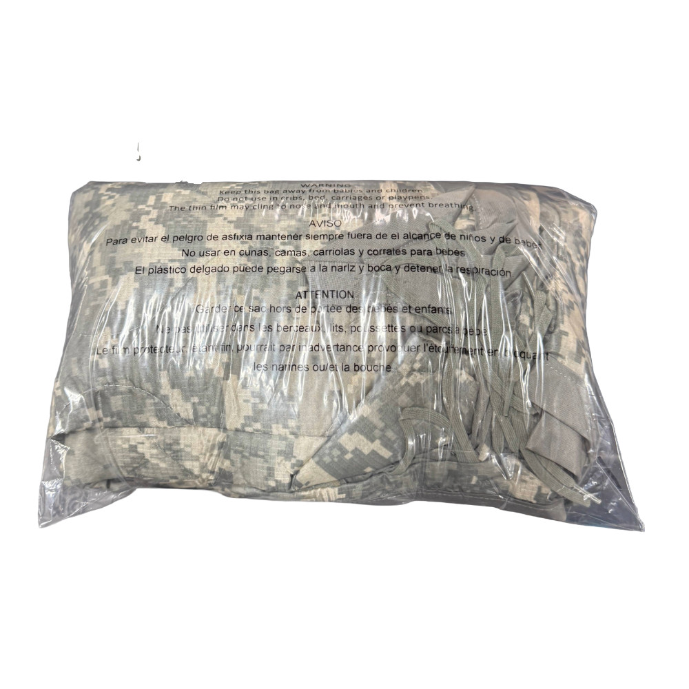 USGI Military ACU Poncho Liner – “Woobie” Blanket with Waist Pack