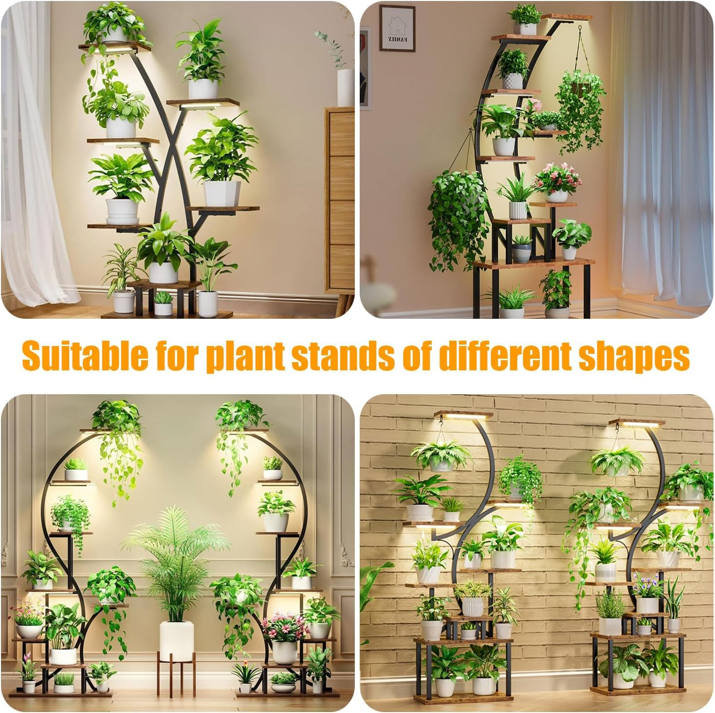 LED Grow Light Strips, Grow Lights for Indoor Plants Full Spectrum 3000K, Plant