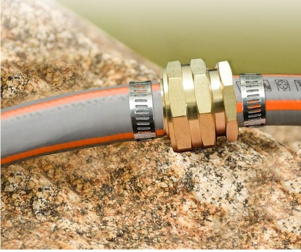 3/8 Inch Garden Brass Mender End Repair Kit Hose Connector