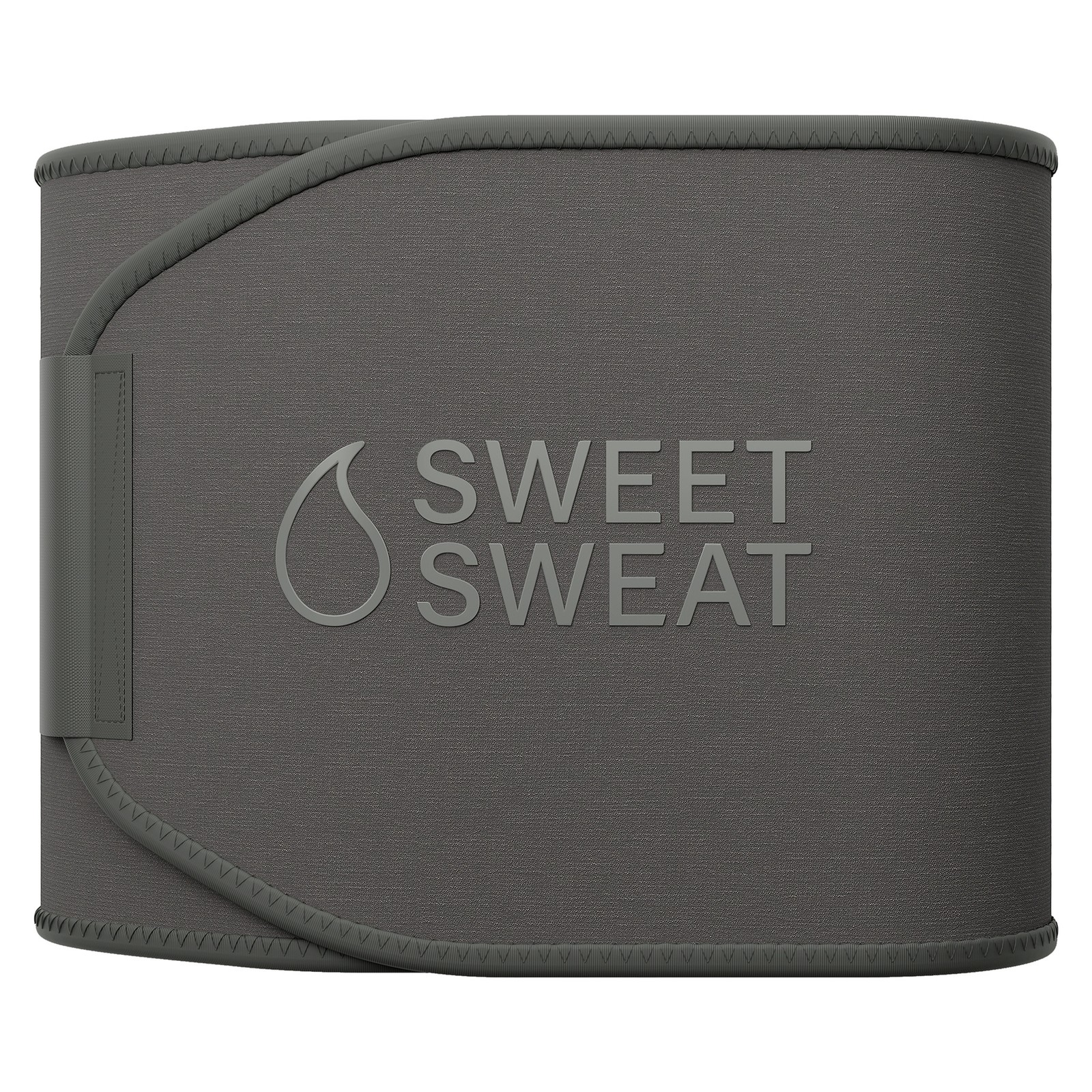 Sweet Sweat Waist Trimmer by Sports Research for Men & Women - Matte Gray - XL