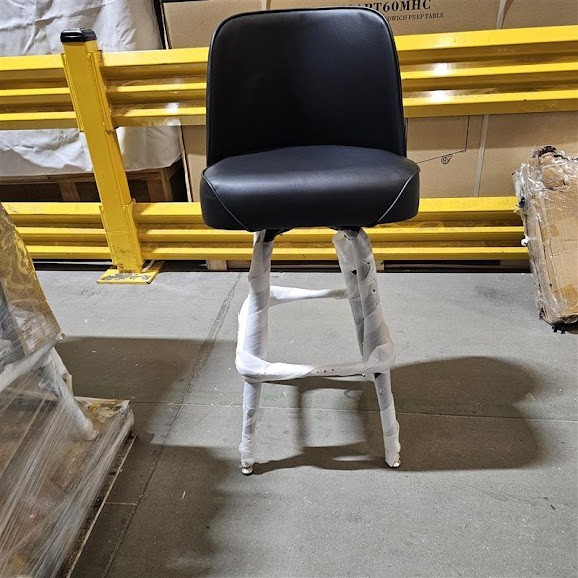 Flash Furniture Barstool with 18 1/2" Wide Padded Vinyl Swivel Bucket Seat -10ct