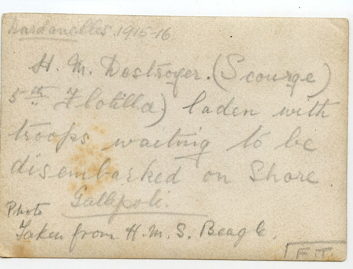 DVD Scans WWI Photo album Dardanelles Gallipoli taken from HMS Beagle 1915 -16