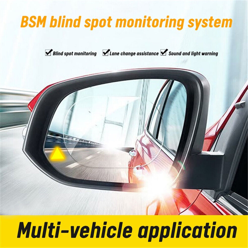 New Universal Blind Spot Sensor Warning System Radar Monitoring Detection Set