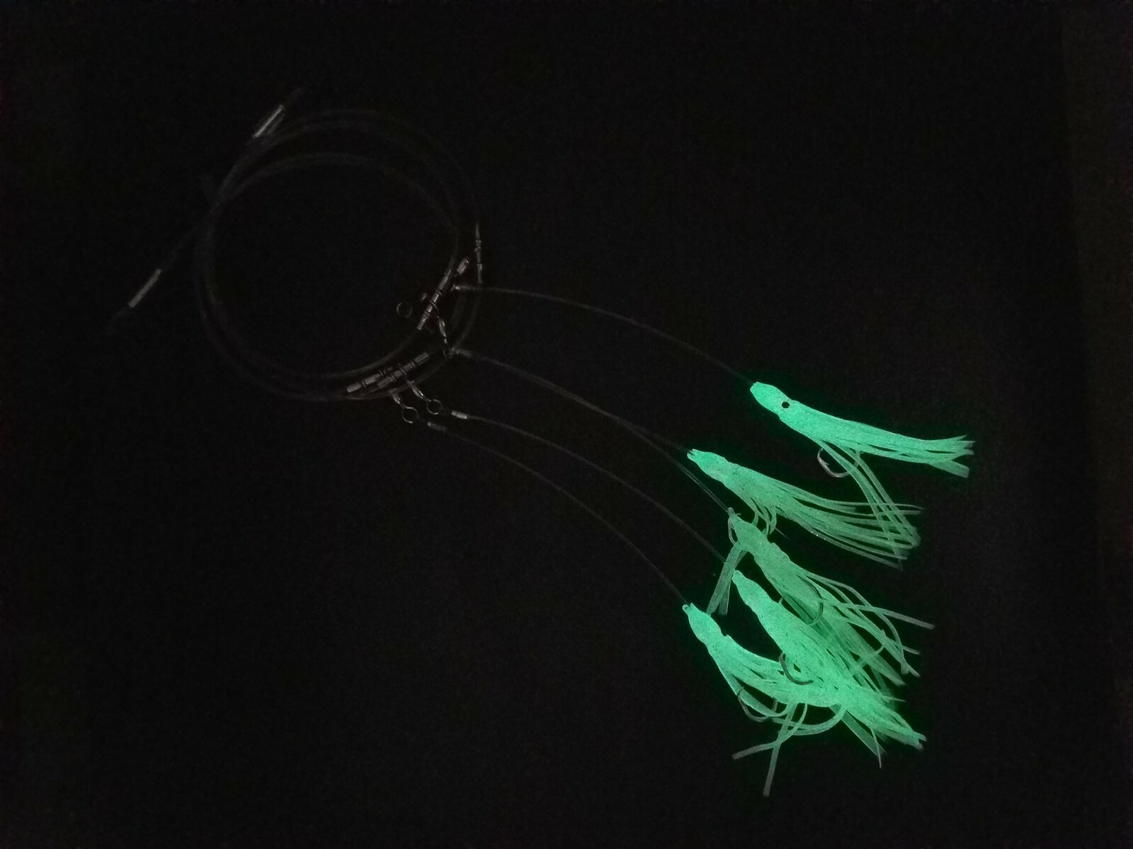 LUMINOUS MULTIPLE CIRCLE HOOK DEEP DROP RIG TILEFISH GROUPER BARRELFISH SNAPPER