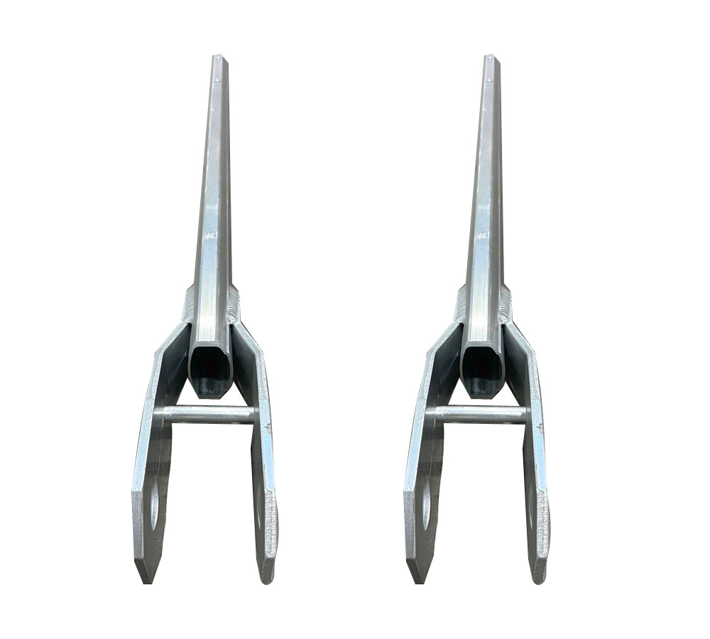 2-Pack 4-Spring Aluminum Lower Arm for Dump Truck Tarp Systems