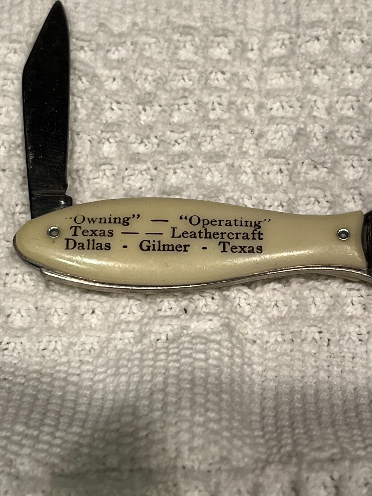 Vintage Bottle Burr E. Porter Sr. Bottle Opener Pocket Knife Colonial USA