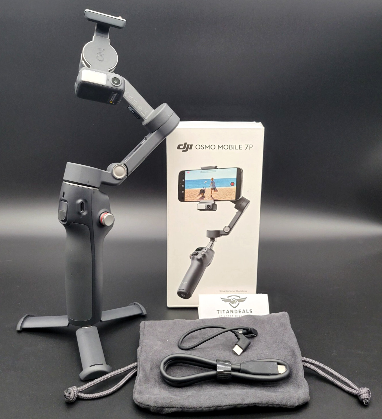DJI Osmo Mobile 7P Gimbal Stabilizer 3-Axis Foldable Smartphone Android, iPhone