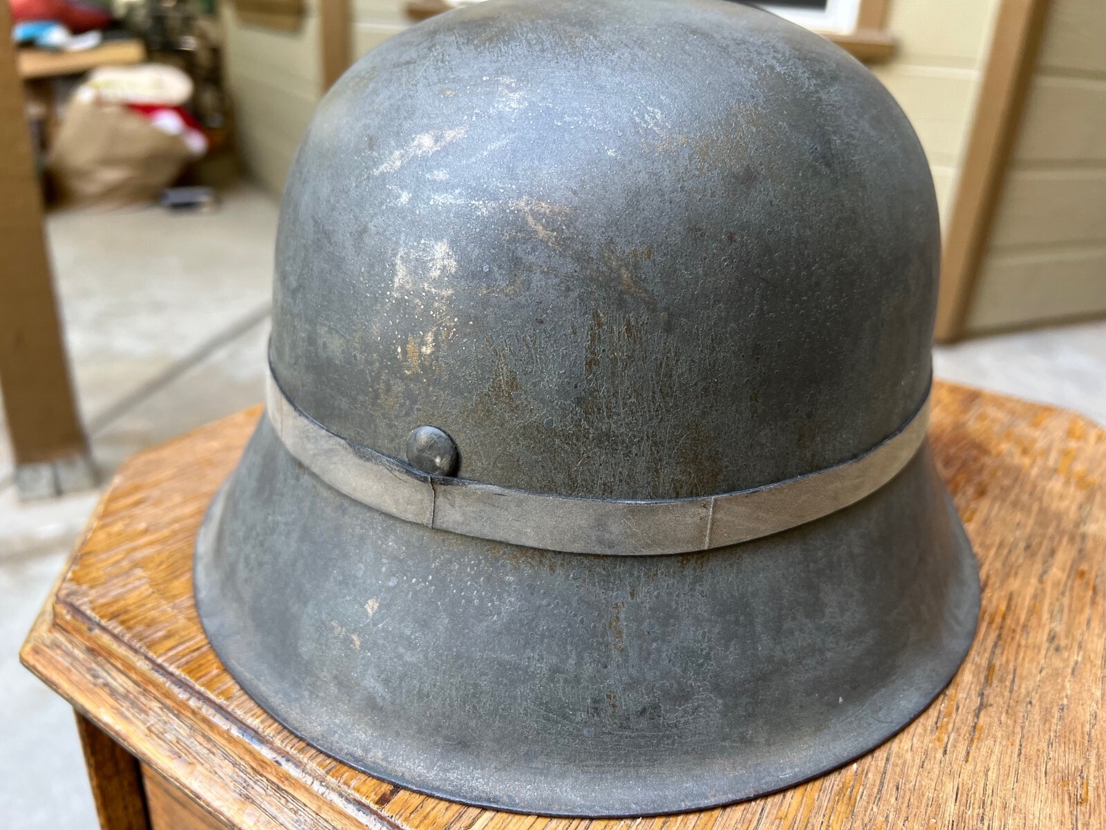 WW2 German helmet band / for camouflage / -BLACK-/ Band Only