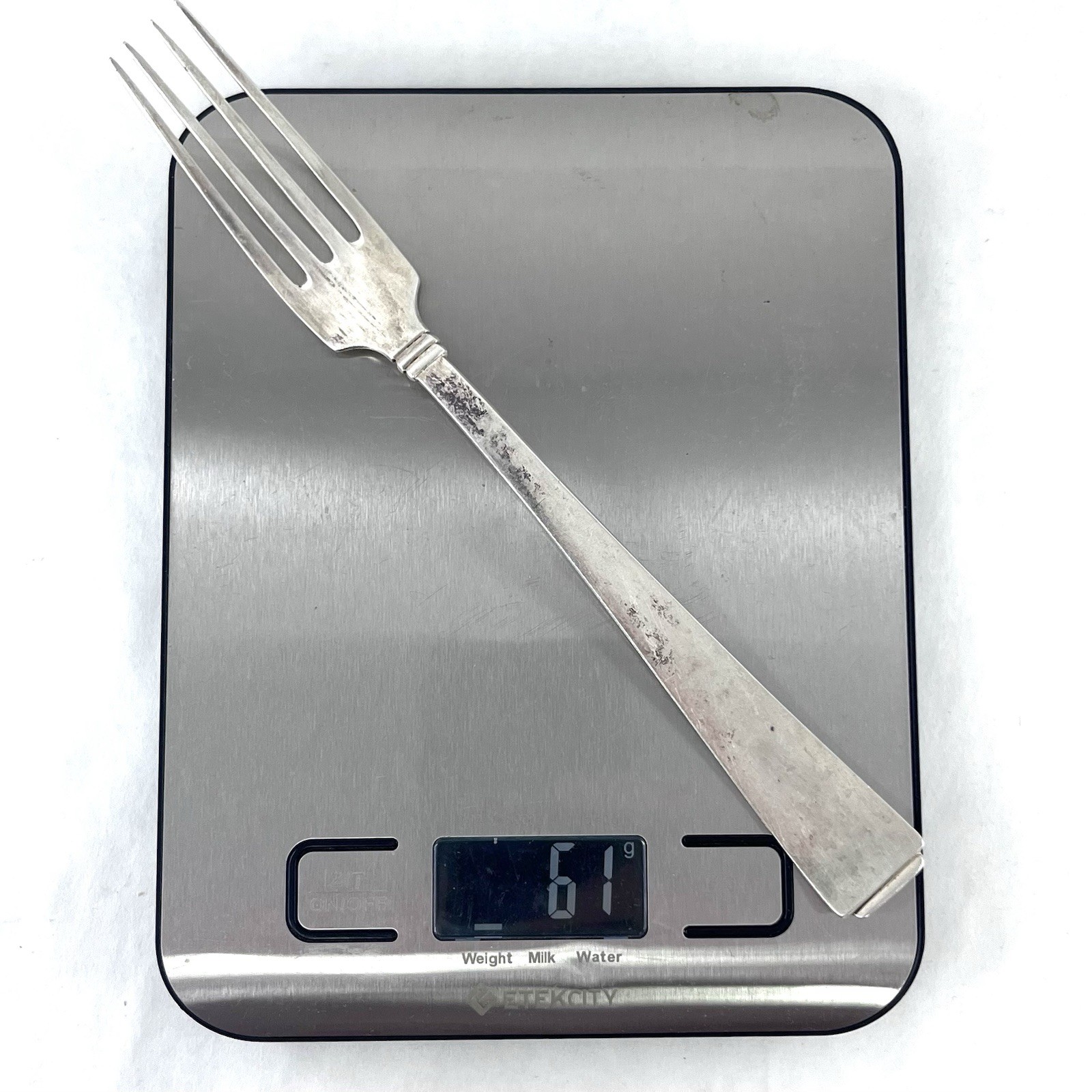 Koch & Bergfeld 800 61g Silver 8.5” Fork