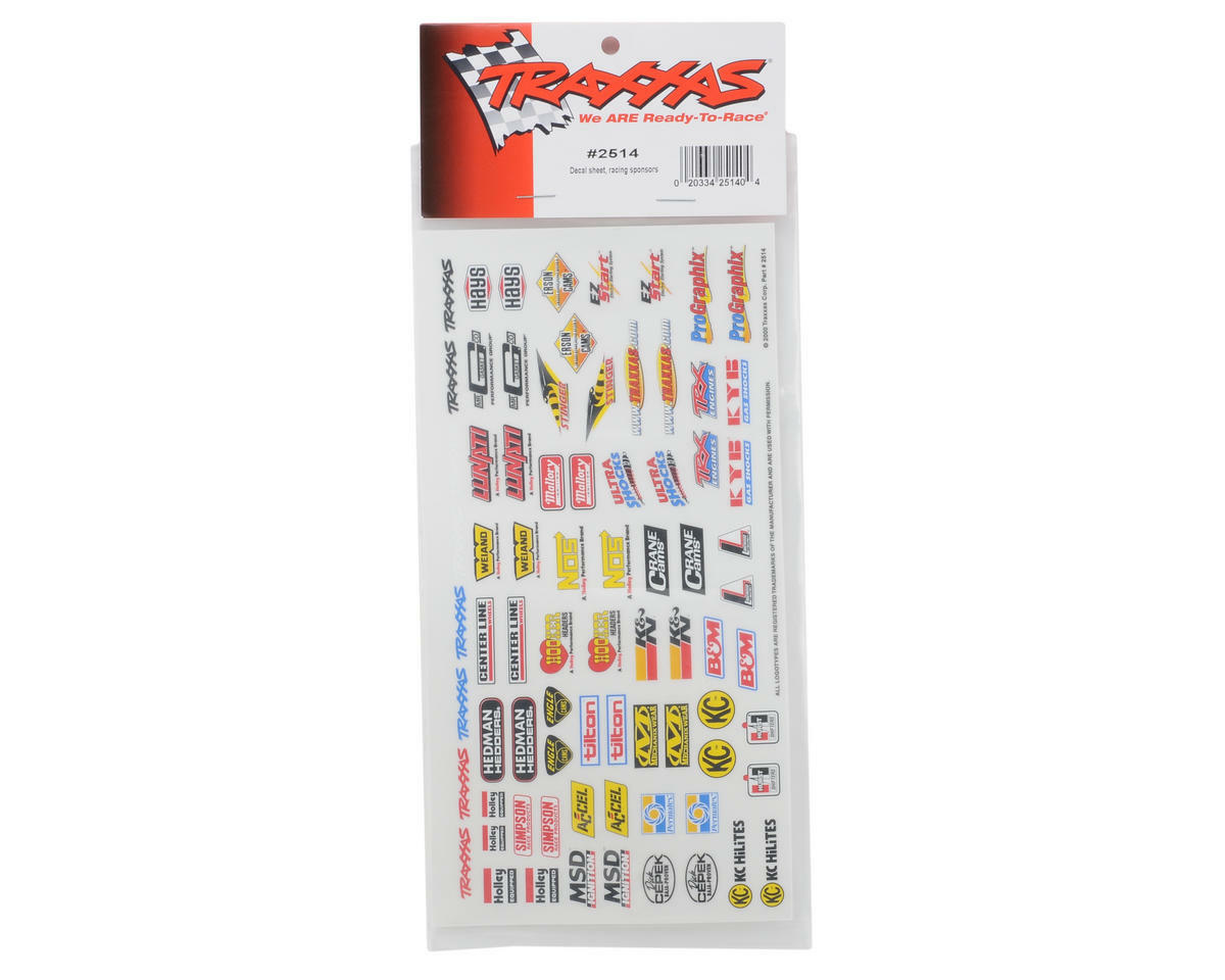 Traxxas Racing Sponsors Decal Sheet [TRA2514]