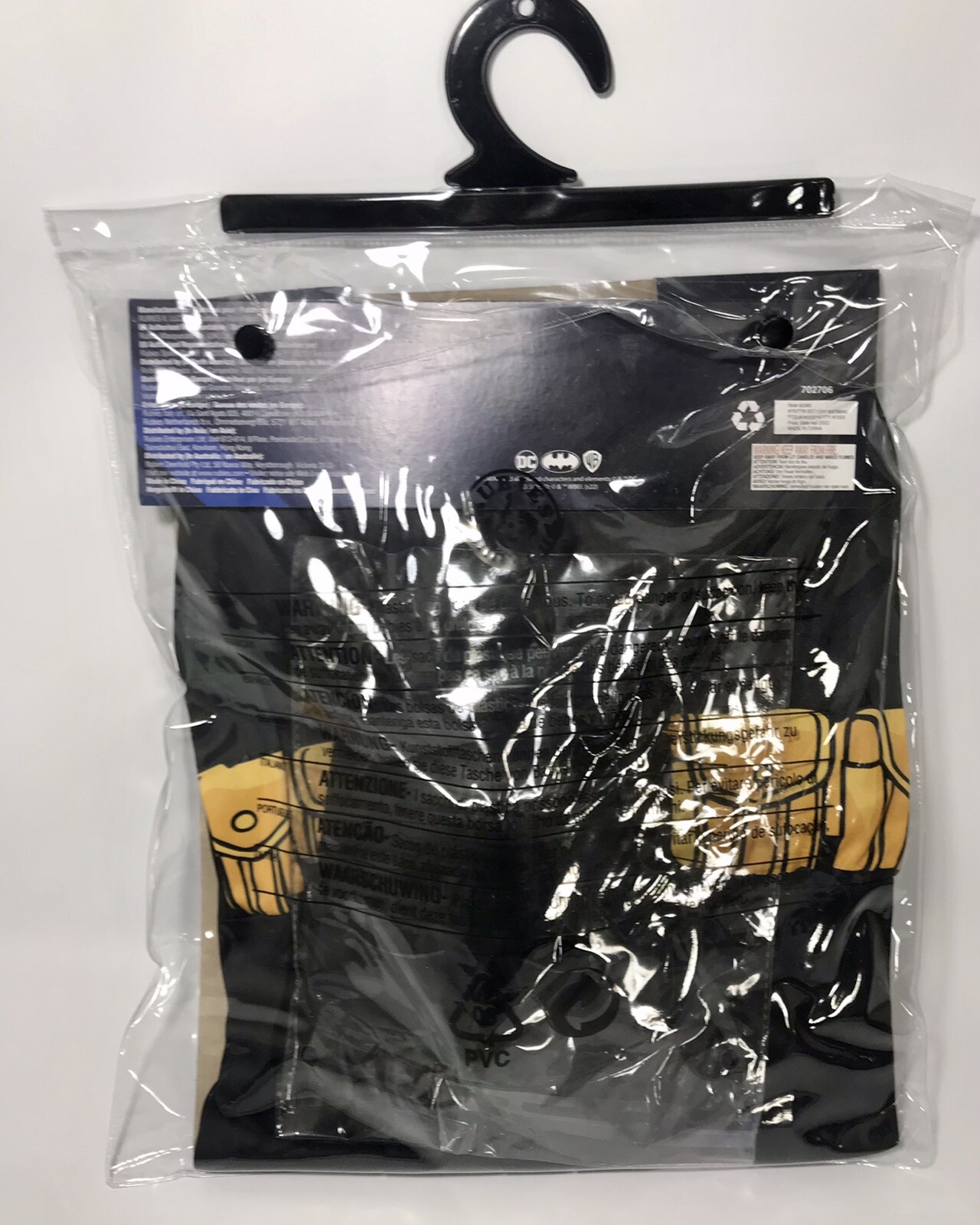 Rubies DC WB Batman Child Halloween Costume 3 Pieces Set Black Multiple Sizes