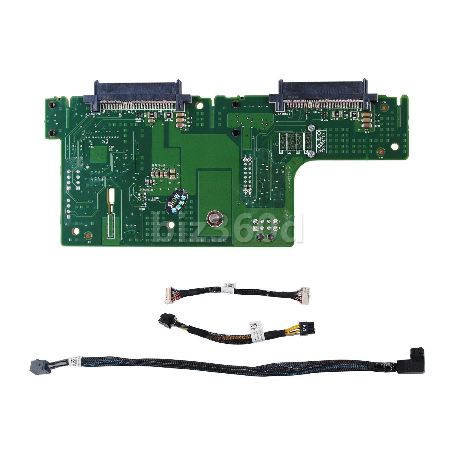 Dell R730xd 2x 2.5" SFF Rear Flex Bay HDD Backplane with Cable 6WNVX NHDXG USA