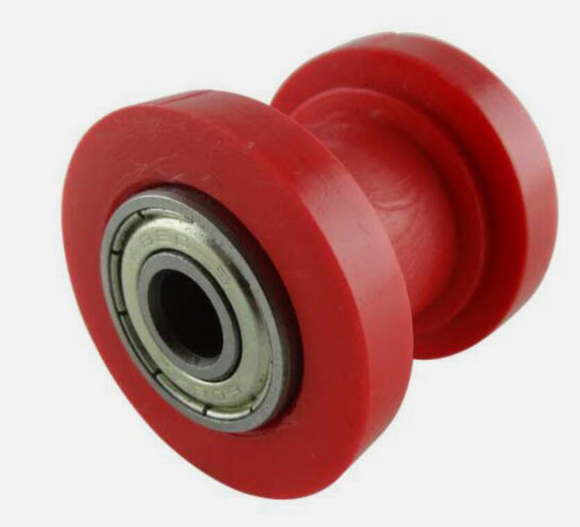 2PC Red 10mm Chain Roller Slider Tensioner Wheel Guide Pit Dirt Mini Bike ATV