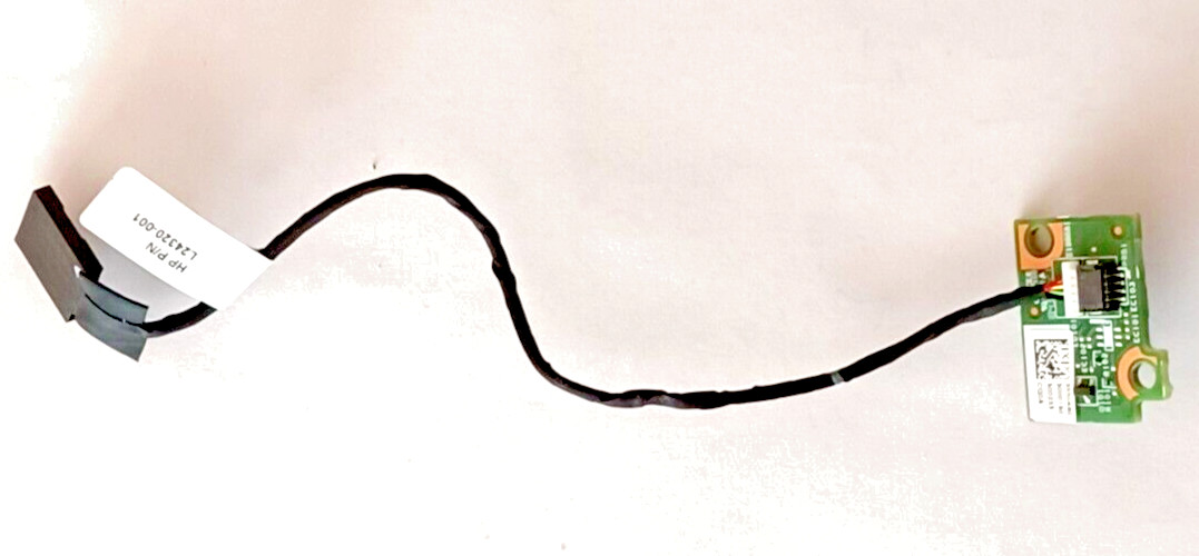 L24320-001 HP Pavilion 595 Power Button Board + Cable 4 Pin E145483 USA Seller