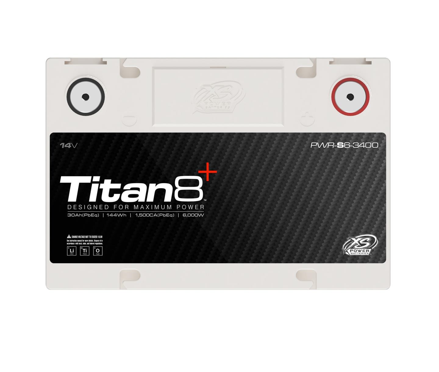 XS Power PWR-S6-3400 14V 6000W Titan8 Lithium Battery, Max 2000Amps