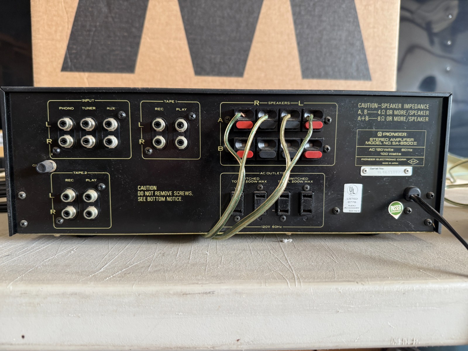 PIONEER SA-6500 II INTEGRATED AMPLIFIER - TESTED