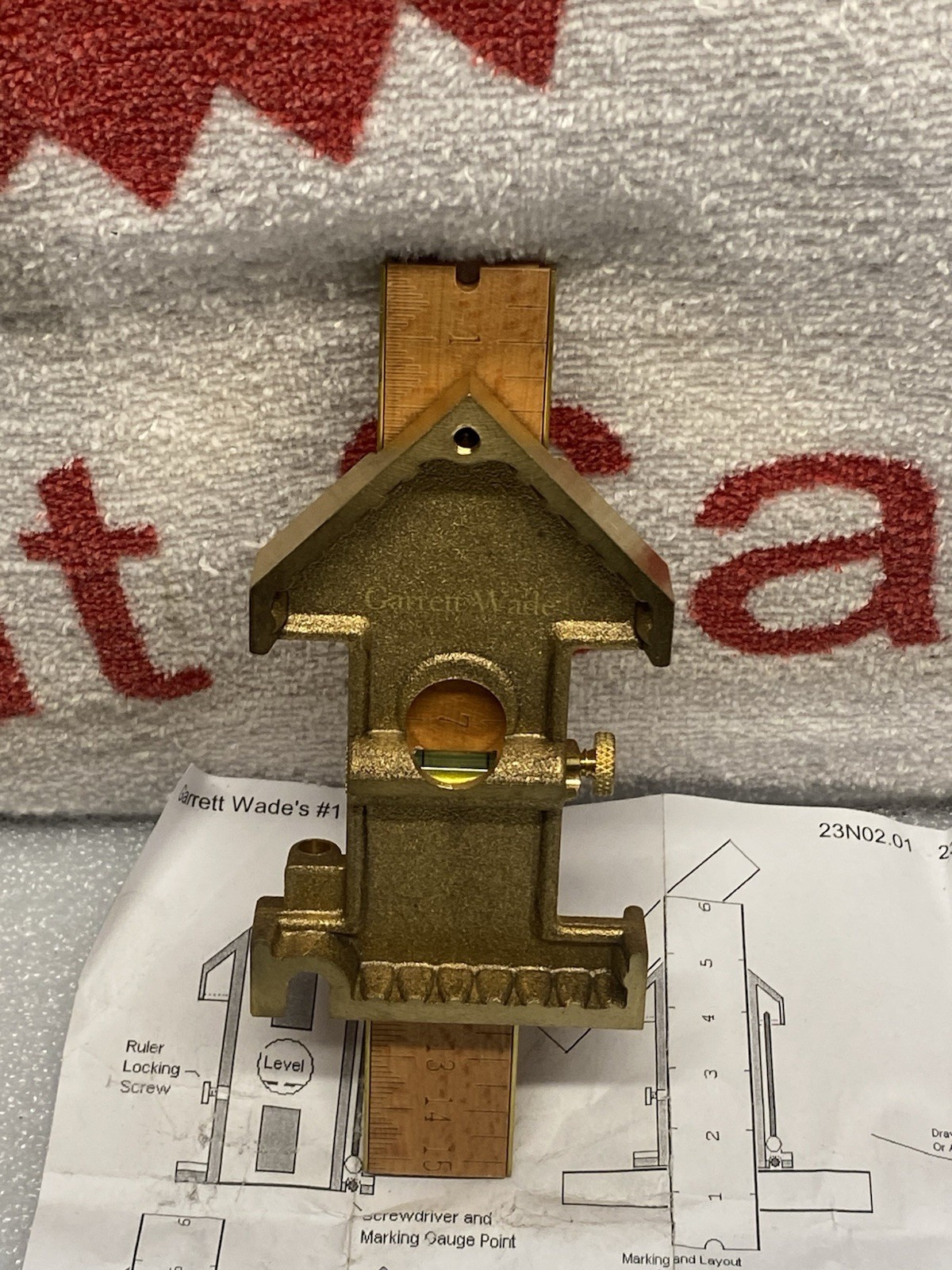 Vintage Garrett Wade Odd Job with 6" Rule