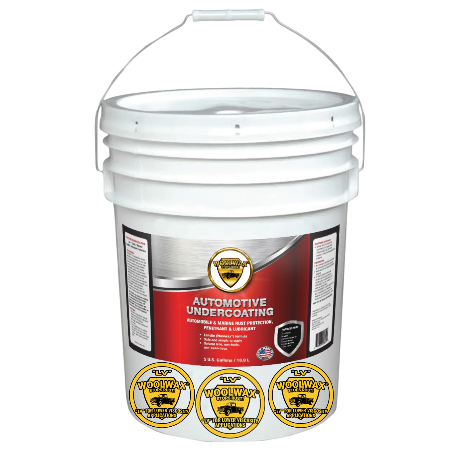 Woolwax "LV" Low Viscosity thinner lanolin film fluid without the smell. BLACK