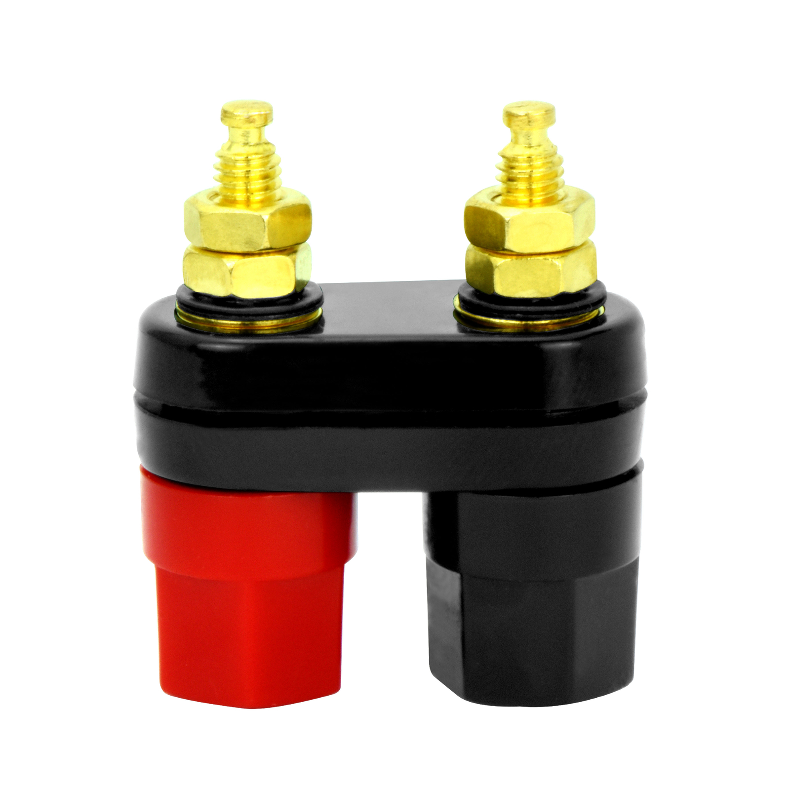 2X Speaker Amplifier Terminal Binding Post Dual 2 way Banana Plug Jack Connector