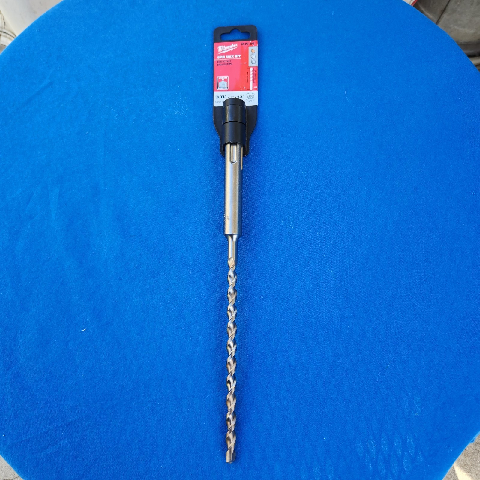 Lot of 2 Milwaukee 48-20-3901 SDS-Max 3/8in x 7in x 13in 2-Cutter Bit - new