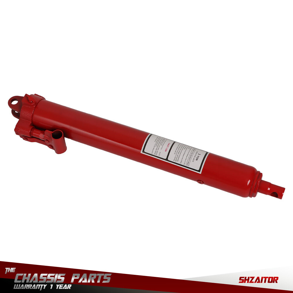 For Engine Lift Hoist Cherry Picker 3 Ton Hydraulic Long Ram Jack Manual Pump