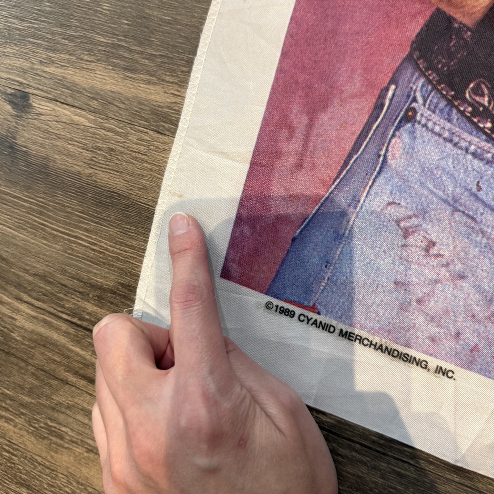 Posion Band 1988 Fabric Poster Banner Flag Rare Vintage 43"x29" Bret Michaels