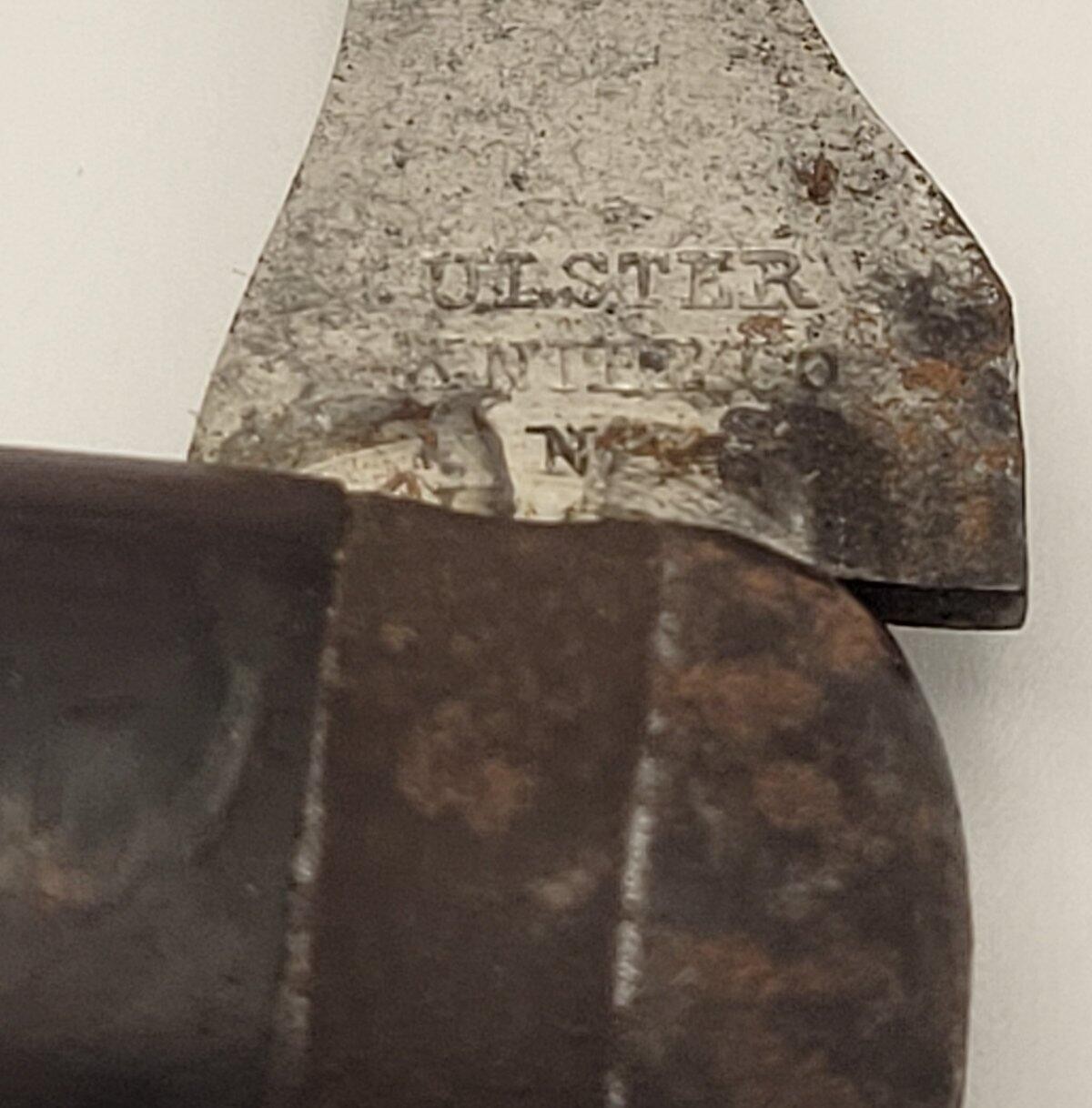 Antique Ulster Knife Co. Camp Folding Fork Spoon Indian Span Am War