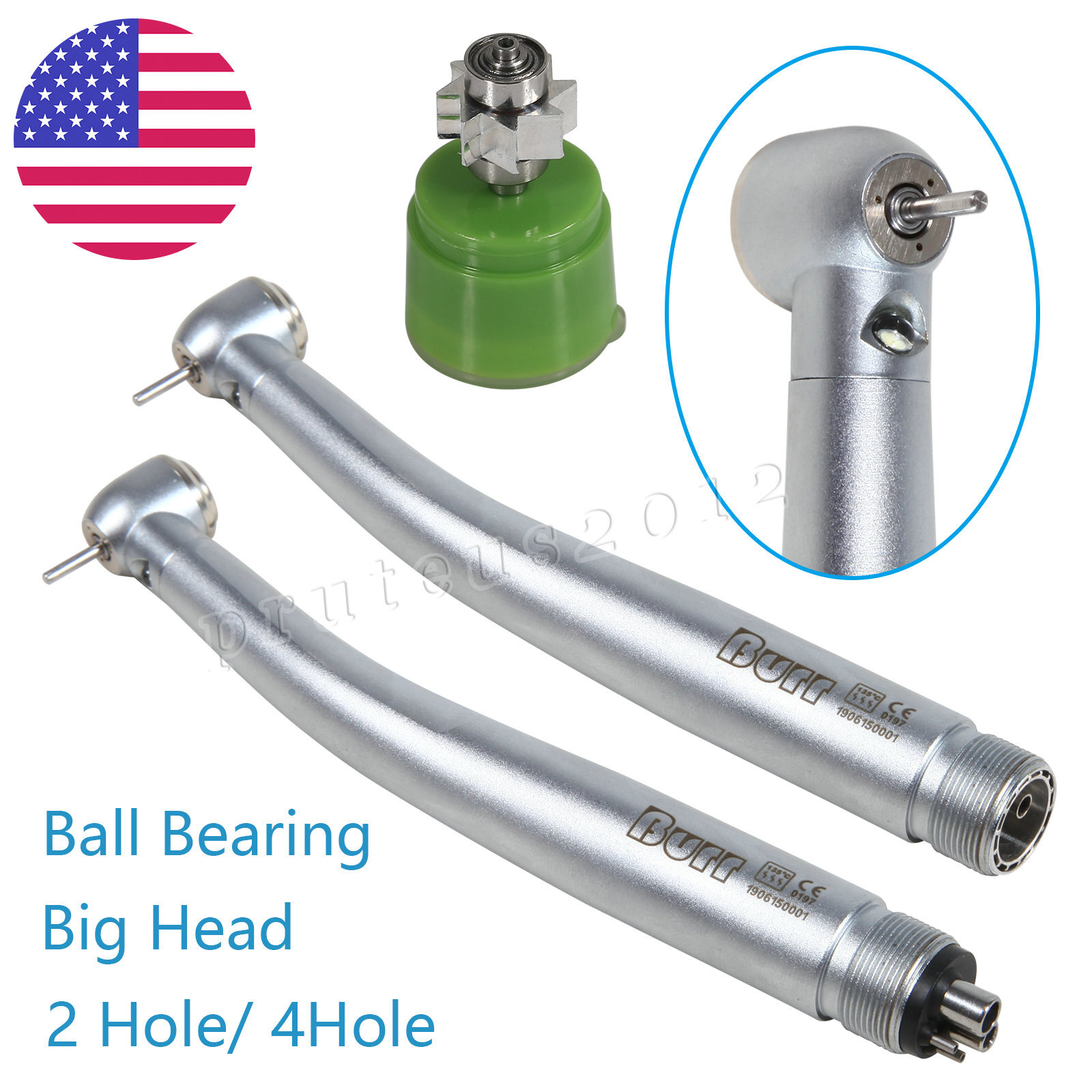 Dental Fiber Optic LED E-generator high speed handpiece 4HOLE/2HOLE NSK Style