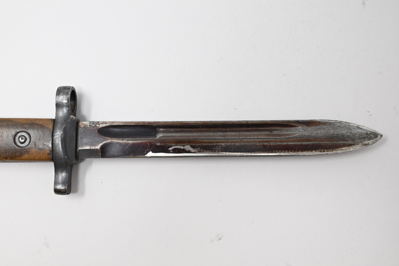 WWII Italian M38 Carcano Fixed Bayonet Original with Scabbard Numbered 1940s