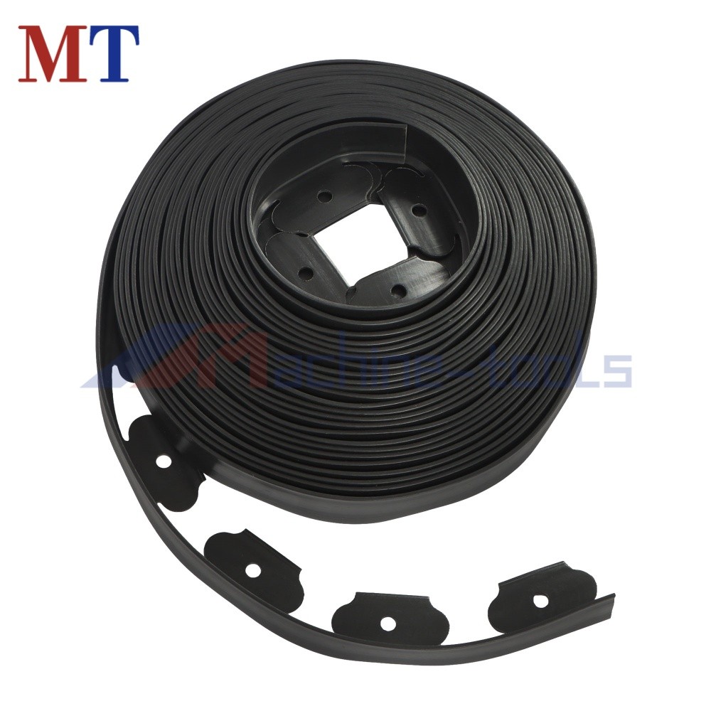 60FT Easy Flex L-Shaped No-Dig Landscape Edging 1.5" With 24 Anchoring Spikes