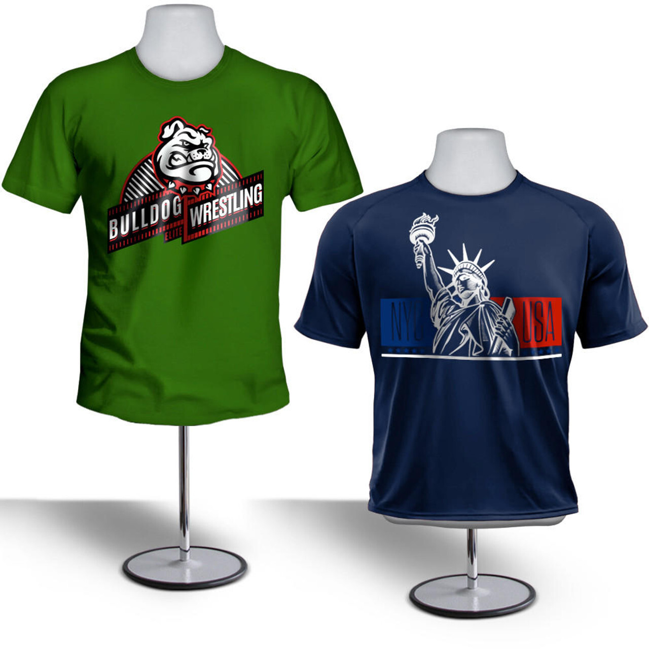 Male White Mannequin Hollow Back Counter Top Torso with Stand + Hanging Hook