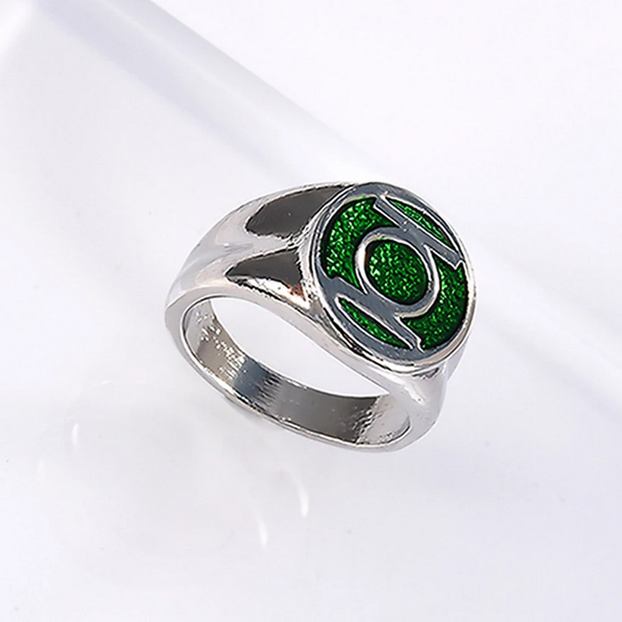 Green Lantern DC Comics Ring Band Superhero Jewelry Alan Scott