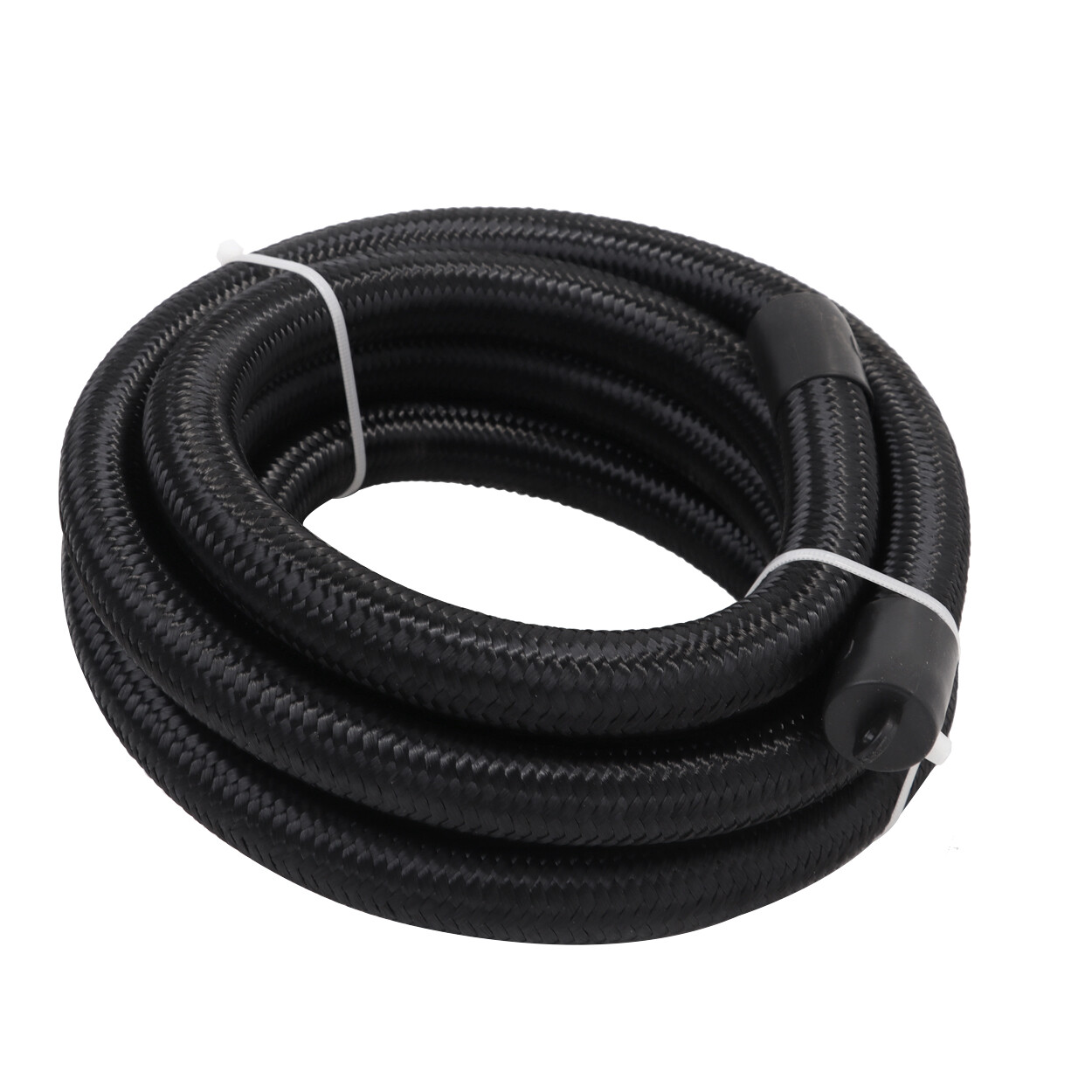 6 8 10AN Nylon Braided Fuel Line Hose Fuel Line Oil Feed Line CPE 20 10FT Black