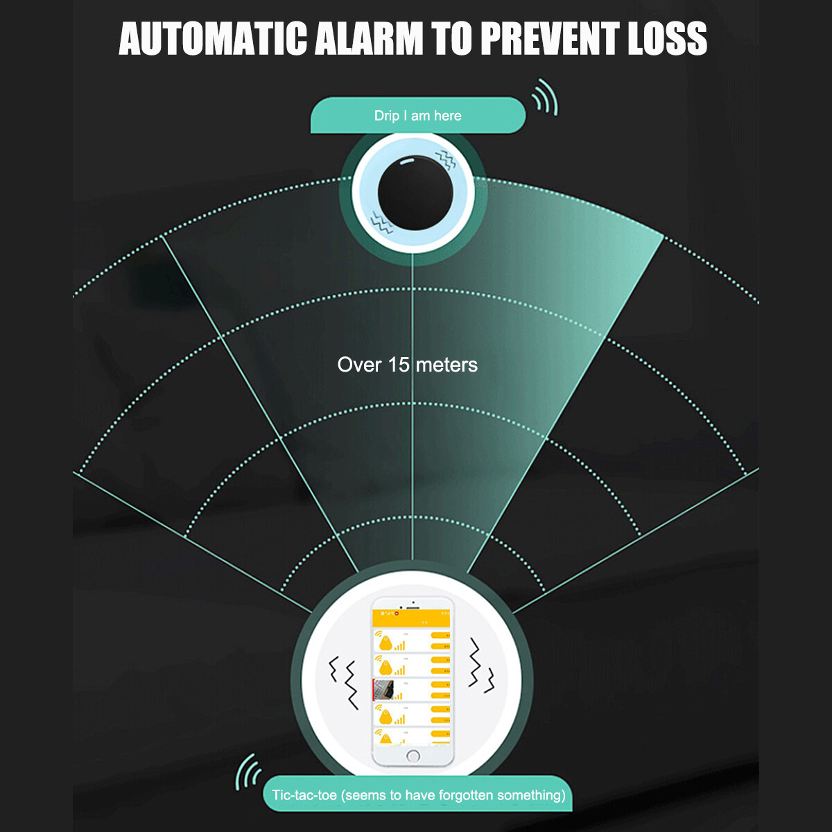 Bluetooth Mini GPS Tracking Air Key Tag Child Pet Finder Location Device LOT