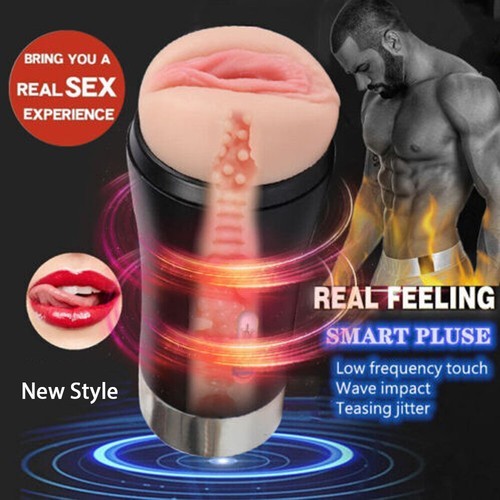 Automatic Masturbator Cup Male Stroker Handsfree Pocket Pussy for Men Sex Toy