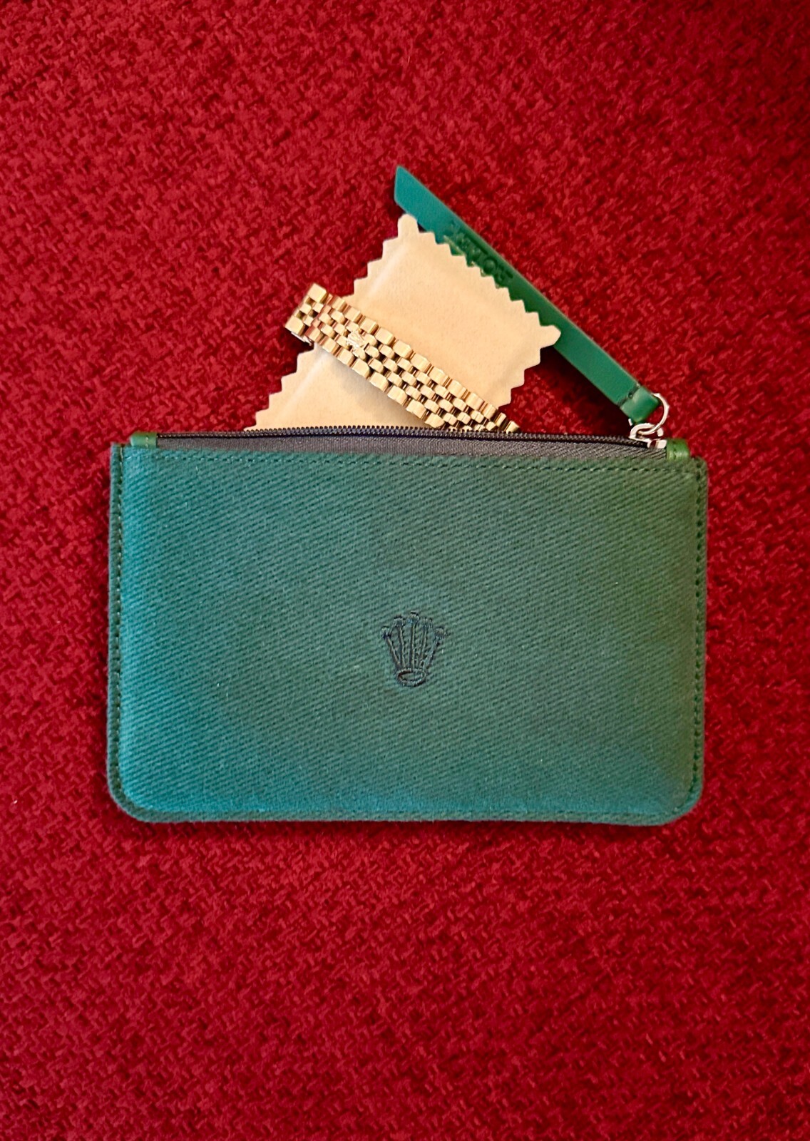 New Rolex Green Submariner Watch Travel Pouch - New Boxed |VIP Advertising Gift