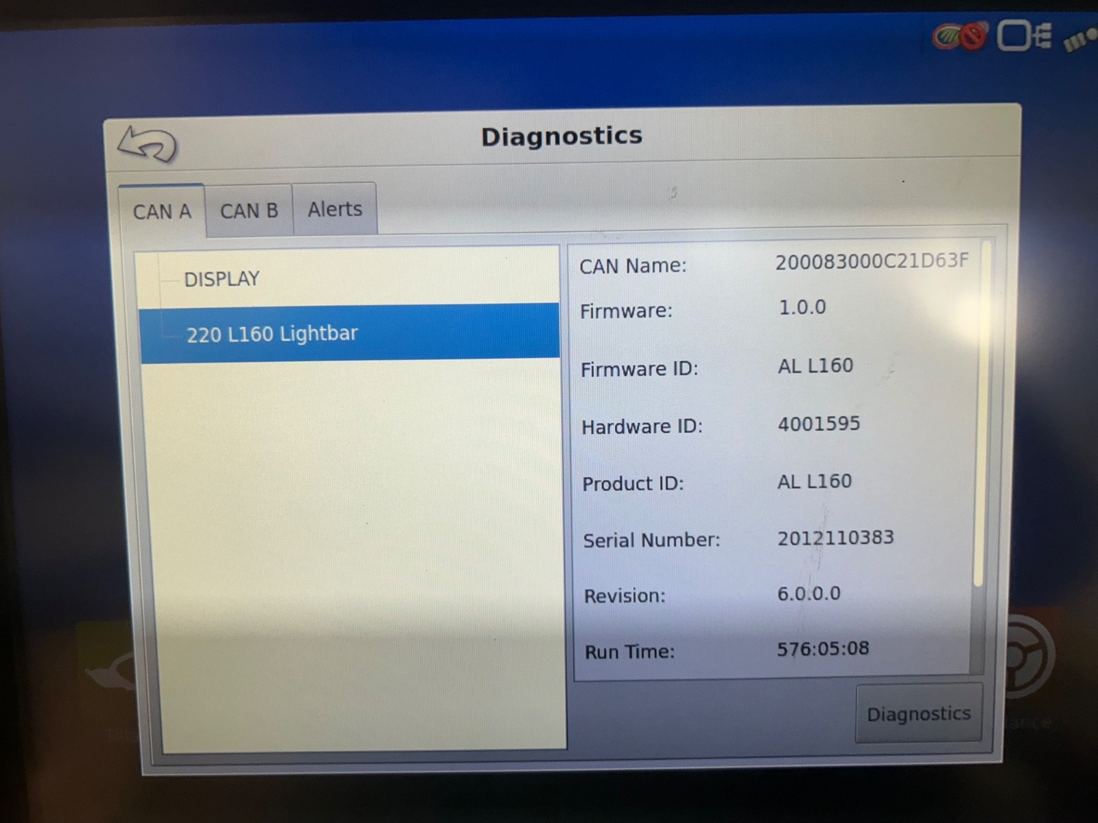 Ag Leader L160 light bar