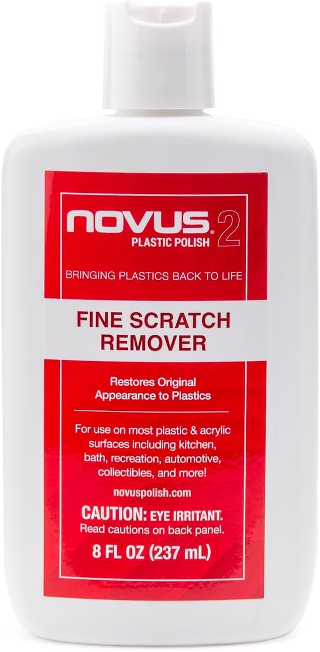 Novus #2 Fine Scratch Remover Polish Cleaner, 8oz. Bottle