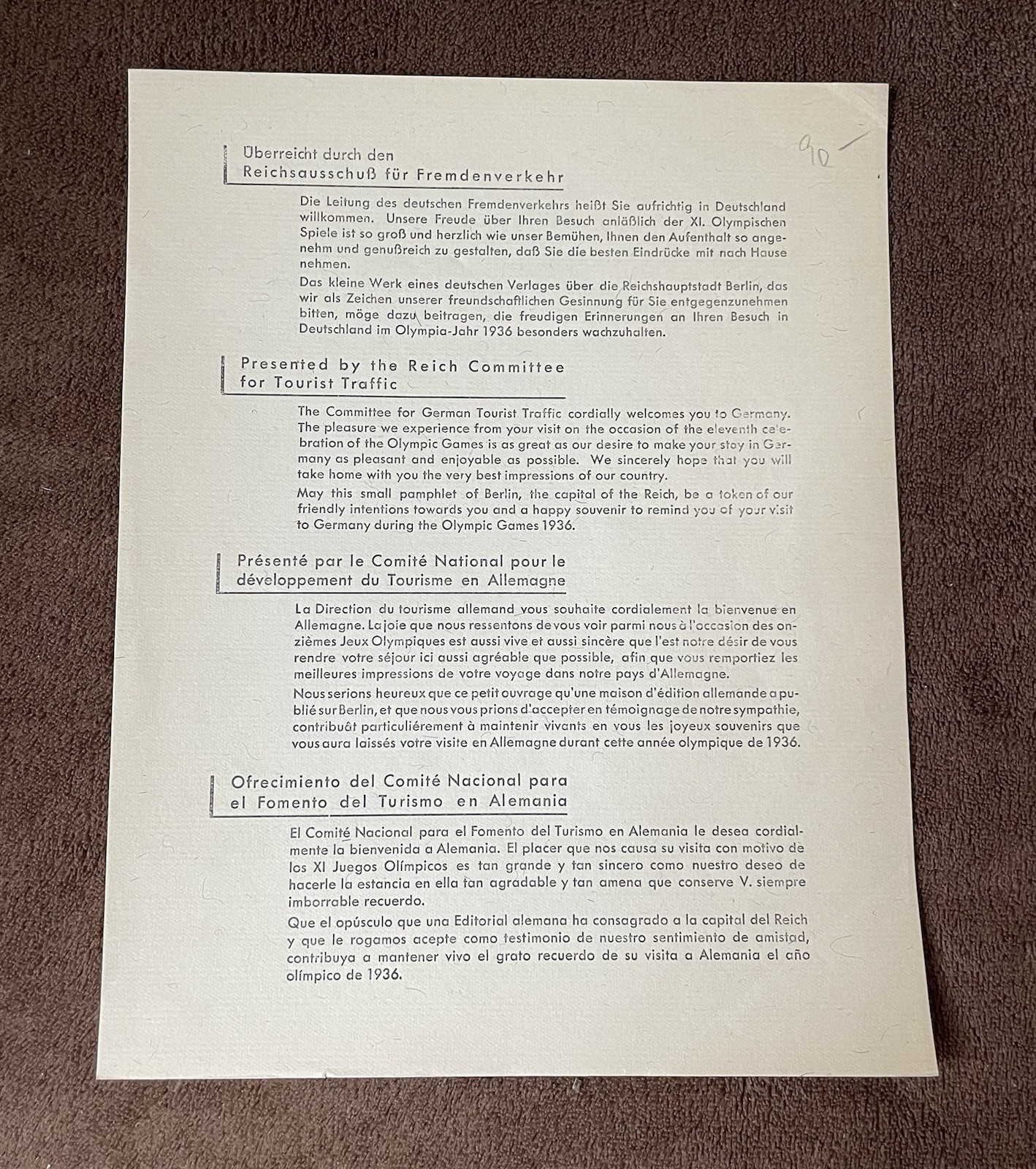 Original Heinrich Hoffman 1936 Berlin Olympics Photo Book - Nazi Party Leaders