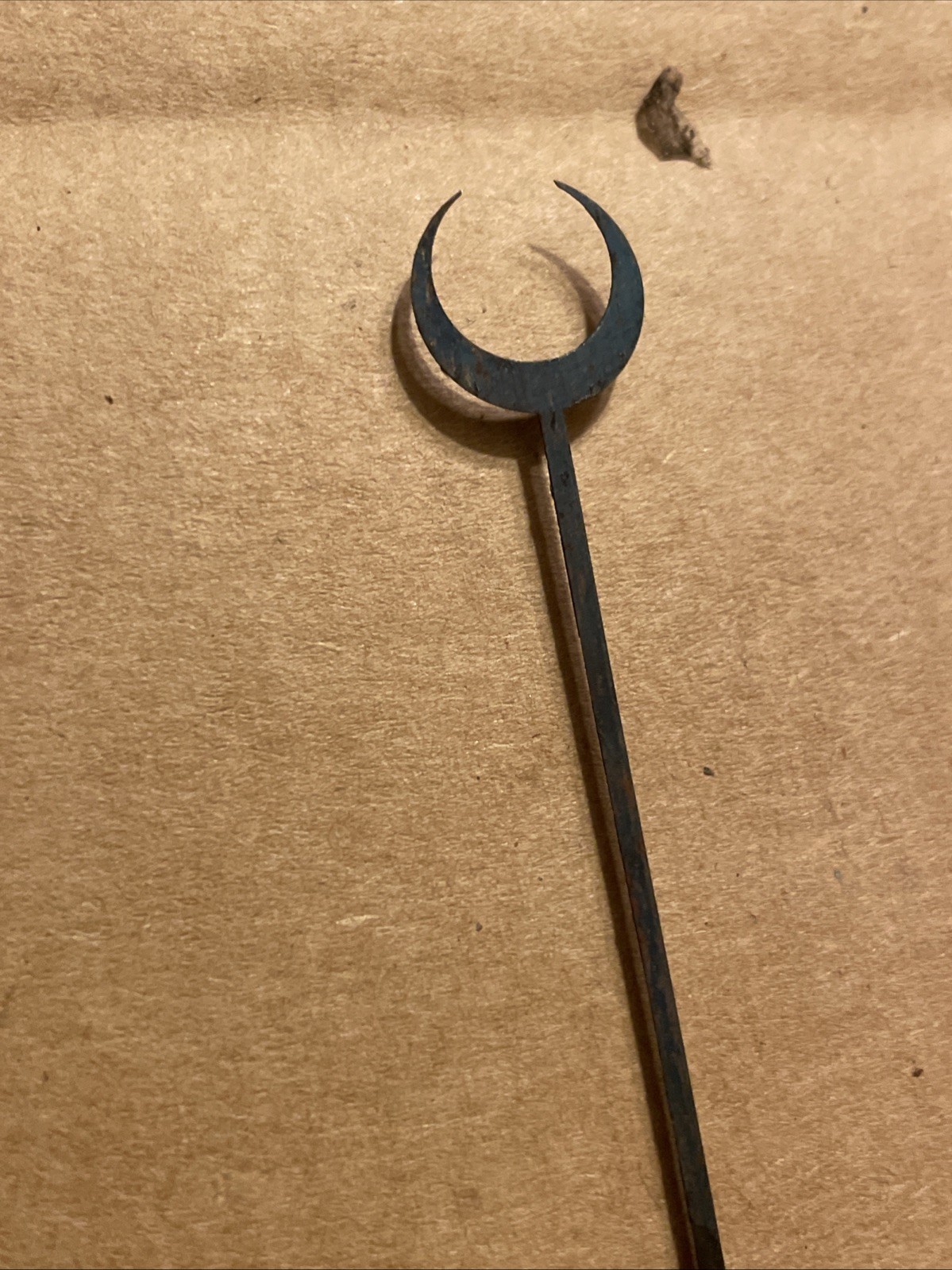 Antique English Barometer Brass Back Plate & Pulley Parts