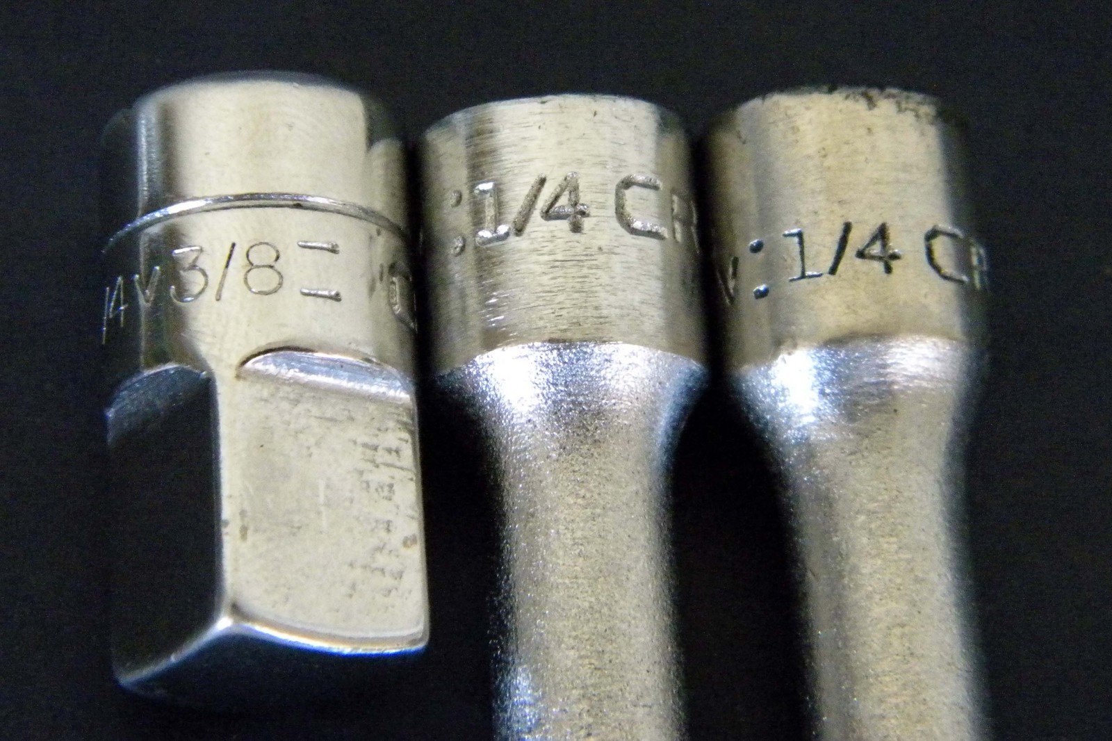 Vtg Craftsman 22 PC =V= 6PT, 12PT SAE Shallow, Deep Sockets, Extensions Lot