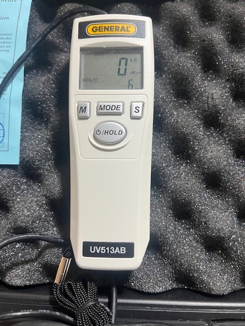 General UV513AB UV AB Digital Light Meter 280-400 Nanometers