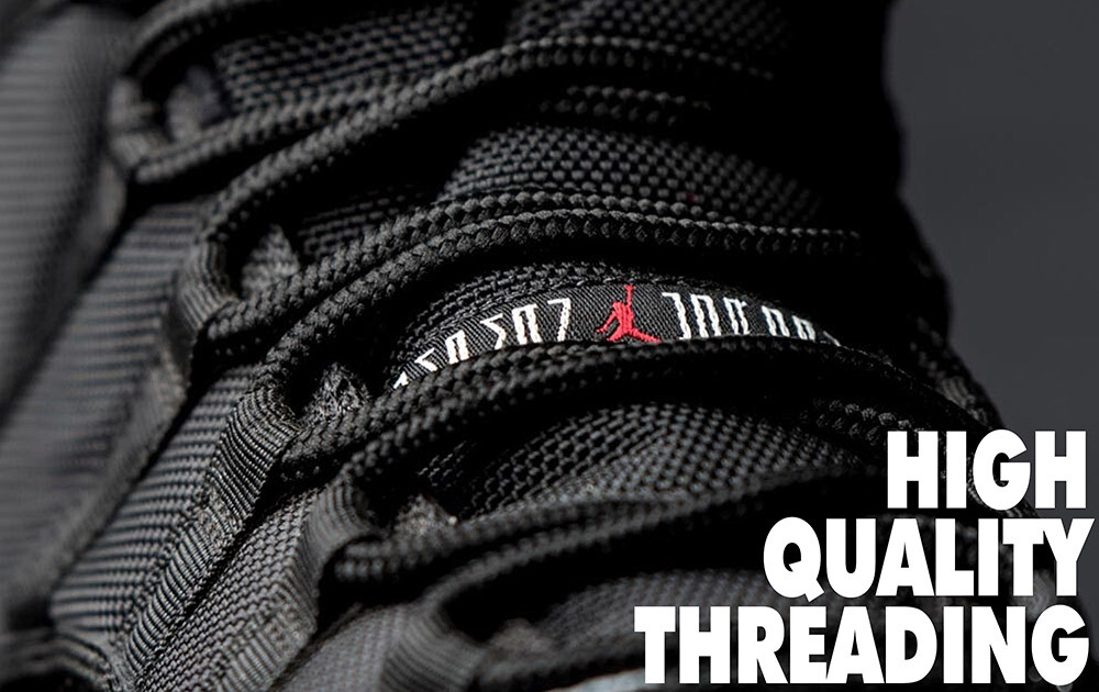 LitLaces - Air Jordan AJ11 Replacement Shoe Laces Exclusive Colors for Concord