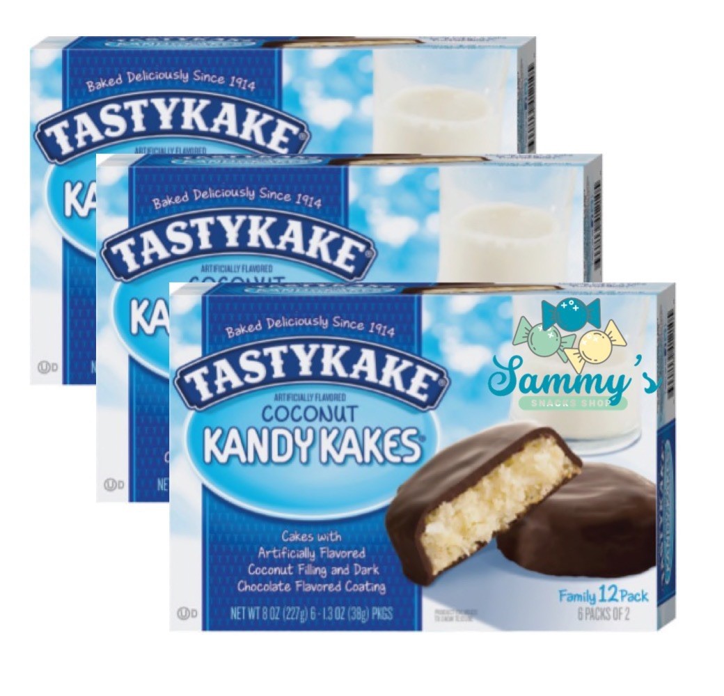 Tastykake Coconut Kandy Kakes 3 Boxes