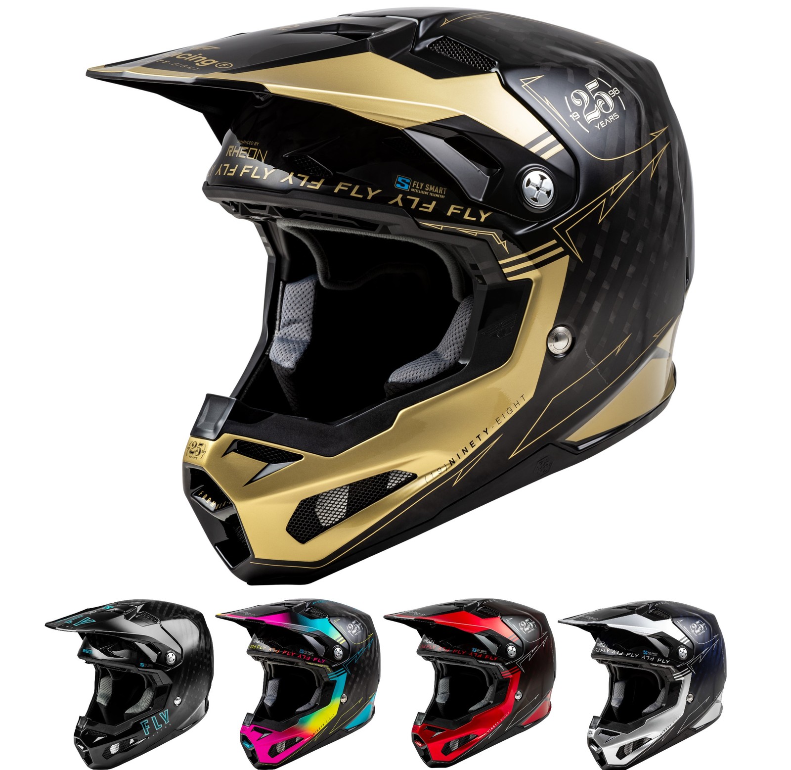 Fly Racing Forumula S Carbon MX ATV Off-Road Motocross Helmet