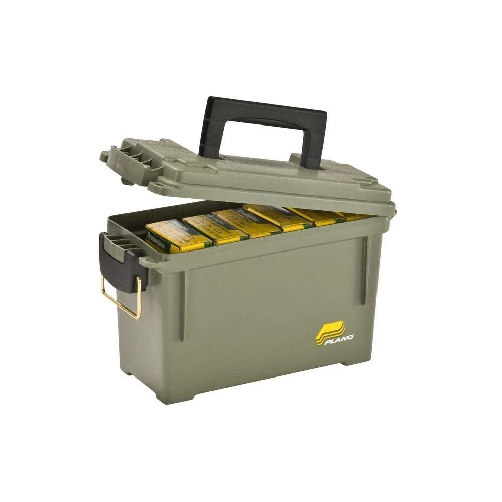Ammo Storage Box 4 Quart Field OD Green Military Utility Can