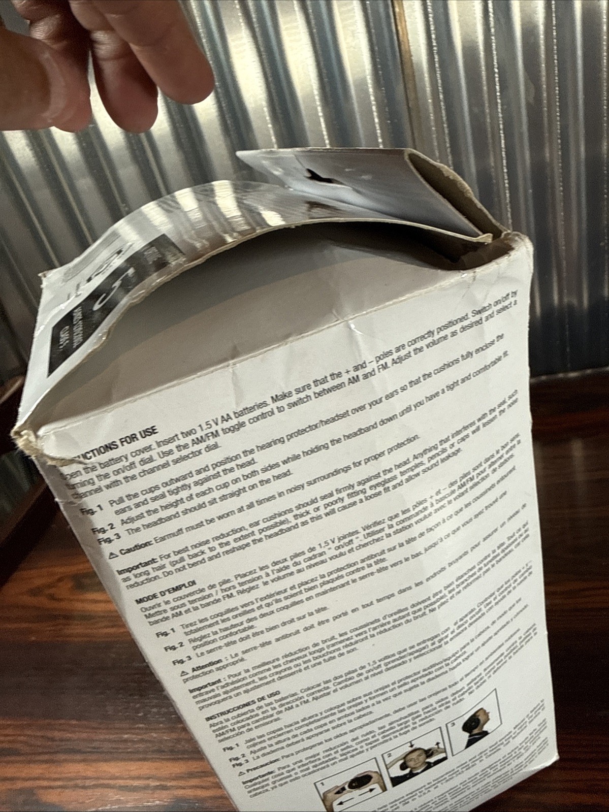 Peltor Digital WorkTunes 26 Headphones and Earmuffs WTD2600 NEW IN BOX! NIB