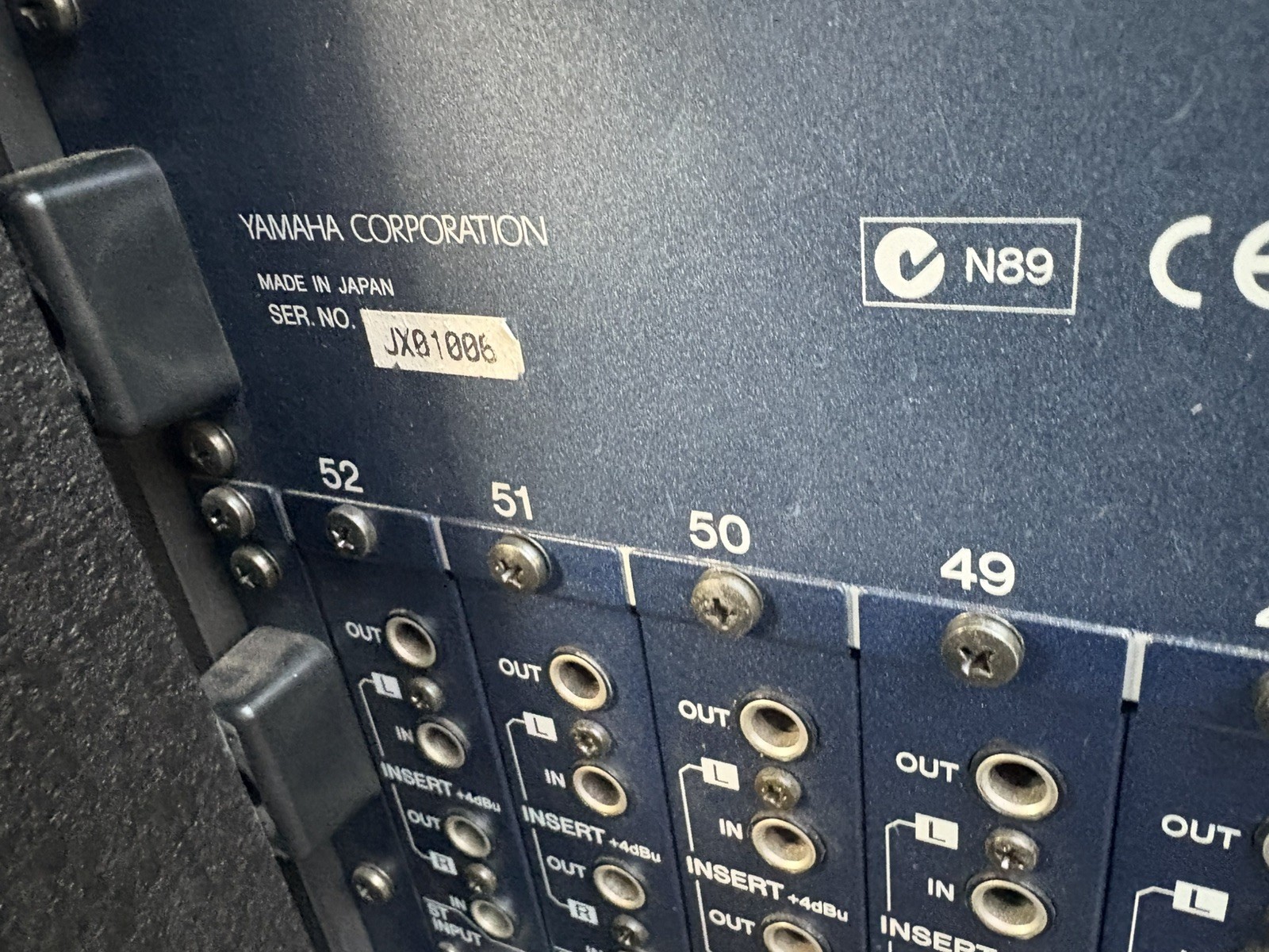 Yamaha PM-5000 52 Channel Analog Console W/ PSU and Tour Case